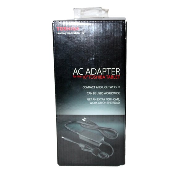 Genuine AC Adapter for Toshiba Thrive 10" Tablet Series 30W AC Adapter PA3922U